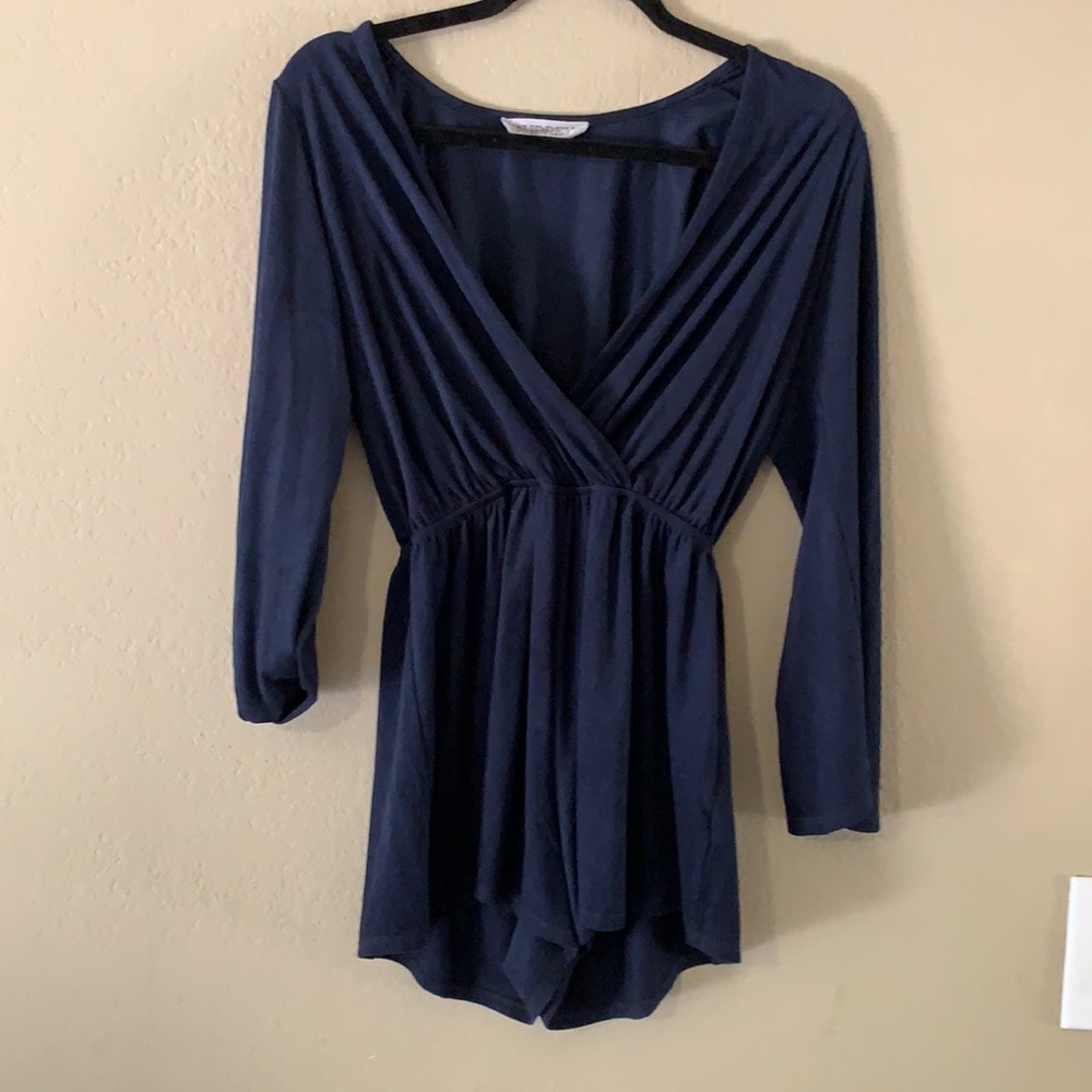 Navy romper